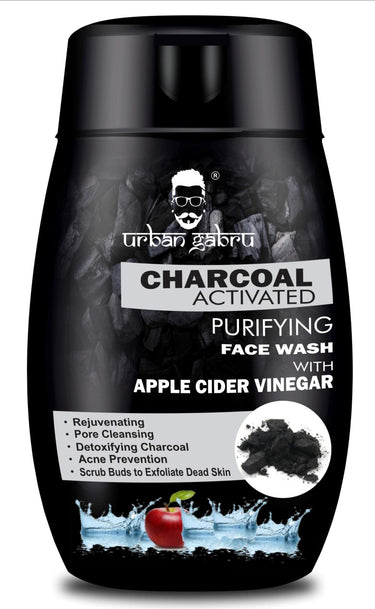 UrbanGabru Onion Shampoo For Hair Growth & Hairfall Control - Paraben & Sulphate Free, 200 g & UrbanGabru Charcoal Face Wash With Apple Cider Vinegar For Pimple/Acne Control and Clear Glowing Ski